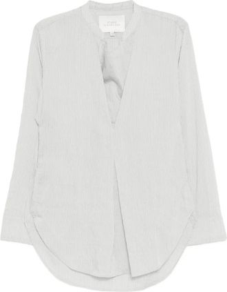 STUDIO NICHOLSON Top a righe - Bianco