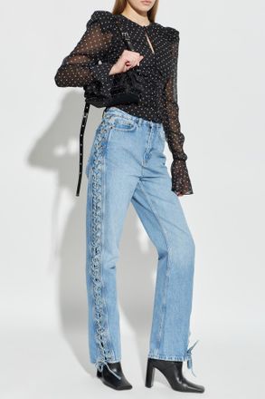 Rotate Top With Ruching, Womens, Black