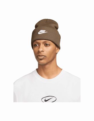 Nike Mens Nike Unisex Adult Futura Peak Beanie - Brown - Size: ONE size