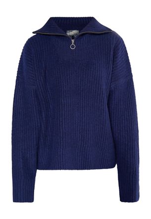 Dreimaster Dreimaster Ribgebreide troyer Dames marine