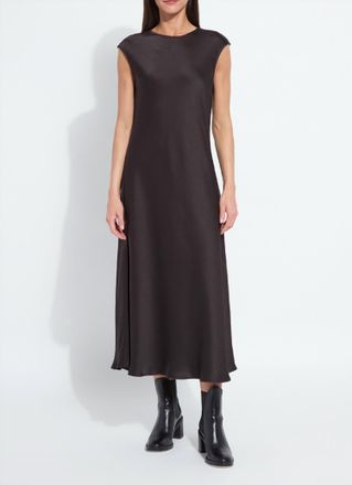 Lyss&eacute; Silvana Bias Cut Midi Dress In Espresso