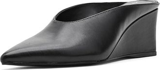 Marc Fisher Malley Womens Shoes Black Leather : 9.5 M