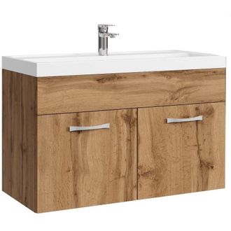 Badplaats Mobile da bagno Paso 01 80cm Rovere - armadio mobiletto lavabo