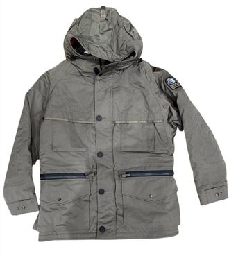 Parajumpers Mens Paul Hooded Jacket In Olive Grey