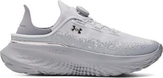 Under Armour Mens SlipSpeed Mega Ripstop - Basketball Shoes Distant Grey/Mod Grey/Metallic Silver Size 10.0