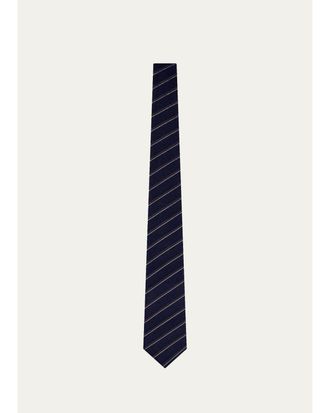 Giorgio Armani Varsity Striped Silk Tie