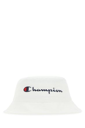 Champion White Cotton Bucket Hat