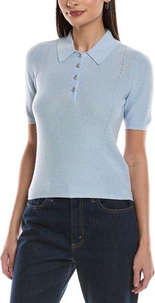 Rag & Bone Darcey Cashmere-Blend Polo Sweater