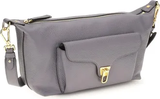 Coccinelle Womens Beat Generation Shoulder Bag Stove Calf Leather Bos Taurus