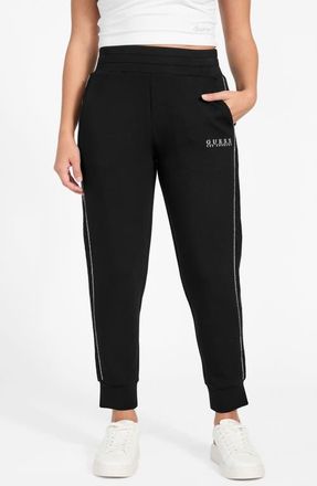 Guess New Victoire Scuba Joggers in Black at Nordstrom, Size X-Small