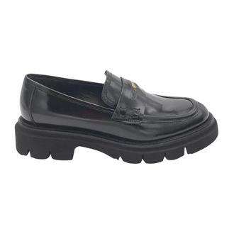 Luca Grossi Mocassino Penny con plateau - - Shoes - Donna - Nero - 41 EU
