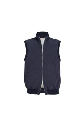 Brunello Cucinelli Vest with Thermore padding in Blue at Nordstrom, Size 50 It