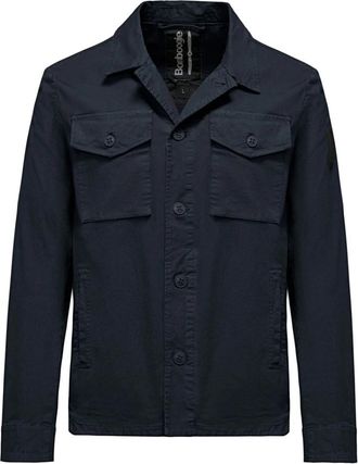 Bomboogie Niet-gevoerde katoenen jas - Heren - Zomerjassen - Blauw - 2XL - Katoen - Jassen