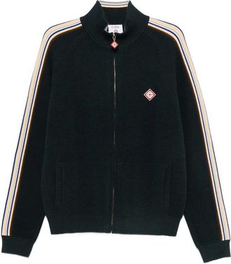 Casablanca Logo-patch Zip-up Sweater