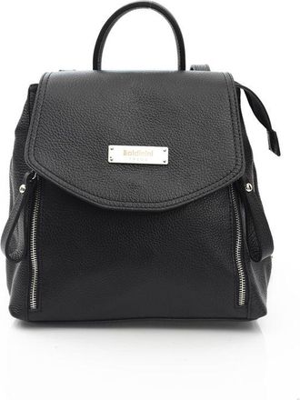 Baldinini Black Cowhide Womens Backpack