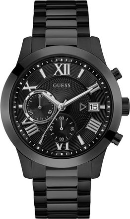 Guess Atlas Chrono Watch - Heren - Accessoires - Zwart - Maat: ONE Size