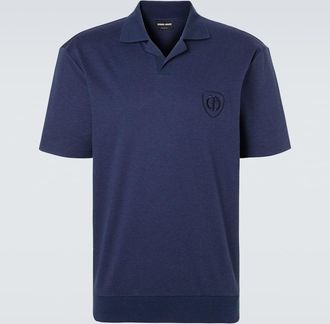 Giorgio Armani Cotton jersey polo shirt