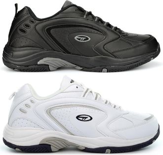 Generic Mens Lightweight Trainers Mens Trainers Non Marking Sole Boys Trainer Size 13 Trainer Size 14 Shoes Extra Large Sizes 6-13/14/15/16 Black/White 10 UK