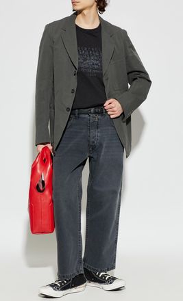 Maison Margiela Oversize T-shirt, Mens, Black