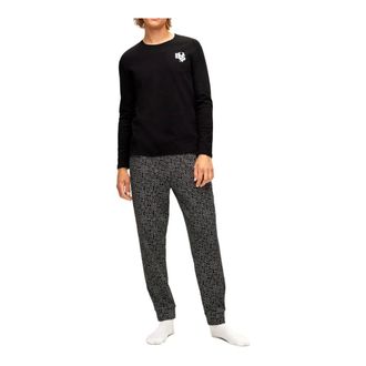 HUGO BOSS Nachtkleding, Heren, Zwart, S, Underwear
