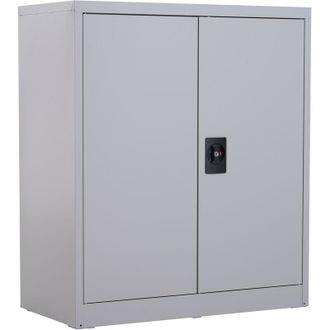 Vinsetto Armadietto Mobile Chiusura di Sicurezza Ripiano Regolabile per Casa - Vinsetto
