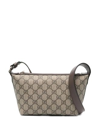 Gucci small Ophidia GG-monogram shoulder bag - women - Calf Leather/Polyurethane - One Size - Neutrals