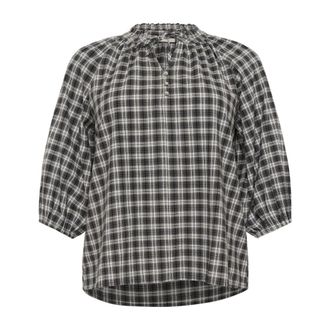 Kaffe Curve Overhemden, Dames, Veelkleurig, 3Xl, Katoen, KCelina Blouse