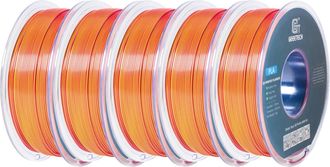 OEM Filamento Para Impresi&oacute;n 3d, Material Pla, Alta Resistencia, Rojo, Amarillo Y Azul