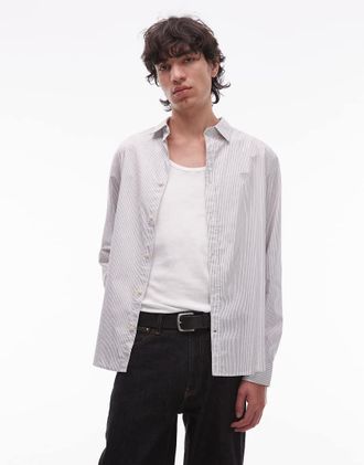 AllSaints Nolan - Camicia a maniche lunghe beige-Bianco