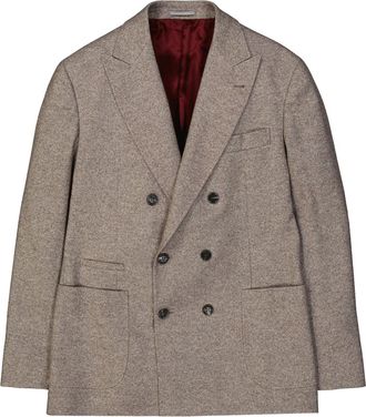 Brunello Cucinelli Brunello Cucinelli Double Breasted Wool Jacket