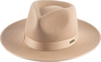Gigi Pip Monroe Rancher Wool Fedora Hat in Nude at Nordstrom, Size X-Small