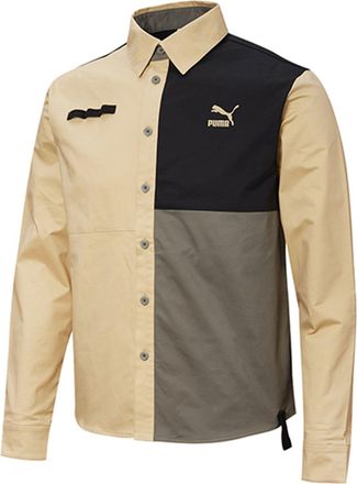 Puma Outdoor Logo Shirt Beige Black Brown 532188-12