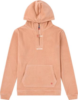 Amundsen & Scott Womens Comfy Cord Hoodie In Apricot