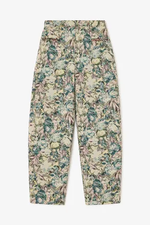 Ganni Tapestry Curve Pants - Size 32 Mixed