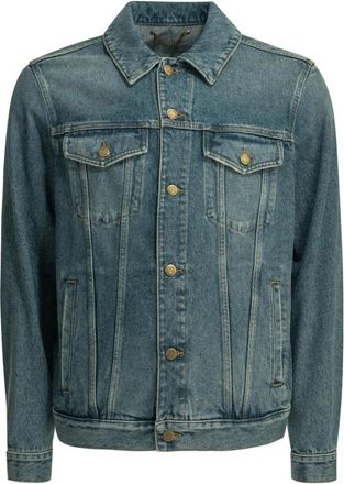 Golden Goose Denim Jacket met Medium Washed - Heren - Spijkerjassen - Blauw - XL - Denim - Jassen