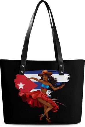 Generic Afro Women Black Cubana Cuban Tote Bags for Women Cute Shoulder Purses Handbags