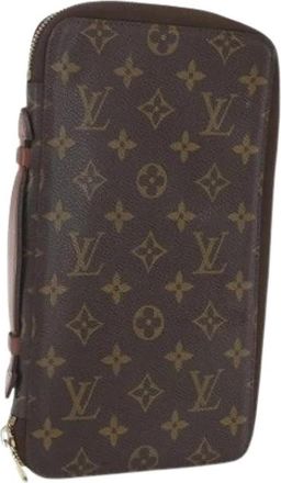 Louis Vuitton Pre-owned Canvas Clutch - Dames - Vintage Clutch - Bruin - ONE Size - Vintage