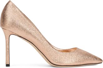 Jimmy Choo London Romy 85 - Dames - Pumps - Beige - 41 EU - Leer - Schoenen