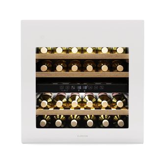 Klarstein Klarstein Rhone 36 Duo Refrigerador De Vino 36 Botellas Control Led Pulsar Para Abrir Silencioso