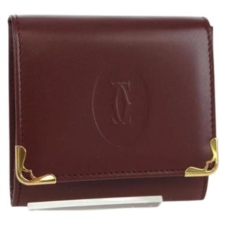 Cartier Pre-owned Wallets, female, Red, Size: ONE SIZE Pre-owned Vintage Coin Purse
