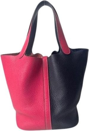 Herm&egrave;s Pre-owned Vintage Tote Bag - Dames - Vintage Shopper - Veelkleurig - ONE Size - Leer - Vintage
