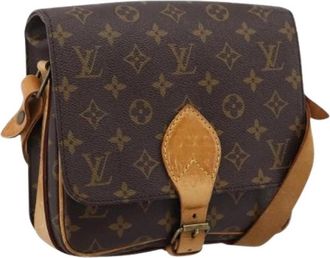 Louis Vuitton Pre-owned Vintage Monogram Canvas Schoudertas - Dames - Vintage Schoudertas - Bruin - ONE Size - Leer - Vintage