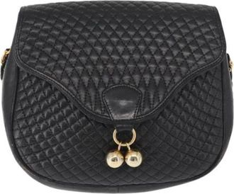 Bally Pre-owned Vintage Schoudertas - Dames - Vintage Schoudertas - Zwart - ONE Size - Leer - Vintage