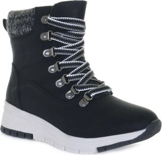 Wanderlust Womens Deny Waterproof Ankle Boots In Navy