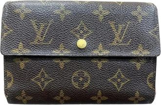 Louis Vuitton Pre-owned Wallets, male, Brown, Size: ONE SIZE Pre-owned Porte Tresor Etui Chequier Monogram Wallet