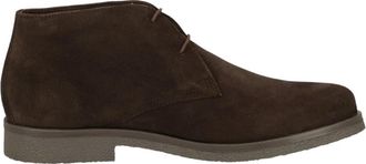 Geox Enkellaarzen - Heren - Veterlaarzen - Bruin - 42 EU - Schoenen
