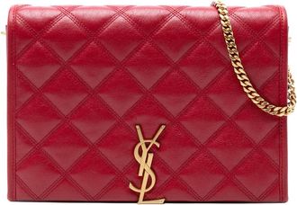 Saint Laurent Pre-owned Saint Laurent Mini Quilted Lambskin Becky Chain Shoulder Bag MAL650769A.1220