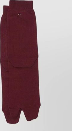 Maison Margiela hosiery ribbed texture elastic cuffs design