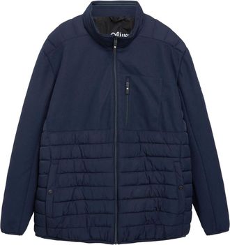 s.Oliver Lichte jassen - Heren - Jassen - Blauw - Maat: 5XL