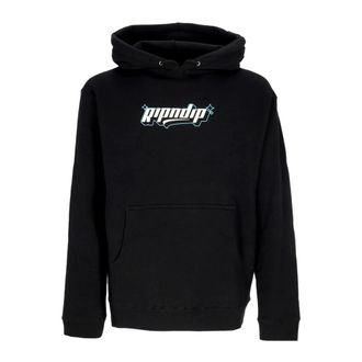 Ripndip Hoodies, male, Black, Size: XL Black Desperado Hoodie with Kangaroo Pocket